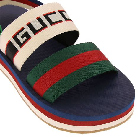 boys gucci slides on white|Gucci loafers for boys.